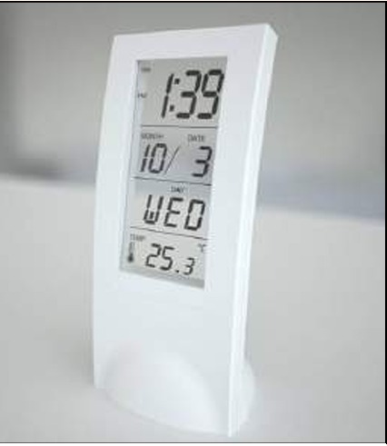 Corporate Digital Alarm Clock-Smart & Sleek Desk Gift